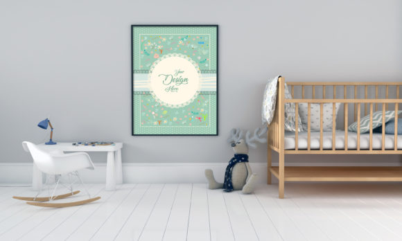 Download A Modern Kids Bedroom Empty Frame - Bedroom Collection