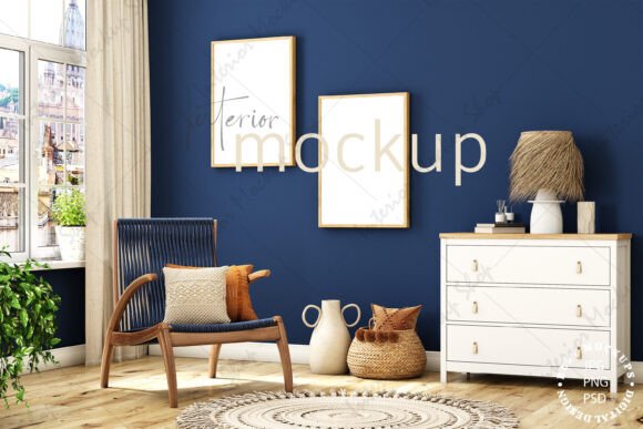 Download Living Room Mockup, Interior Mockup - Room mockup Collection