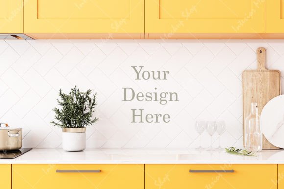 Download Interior Background Kitchen Room Orange - Interior background Collection