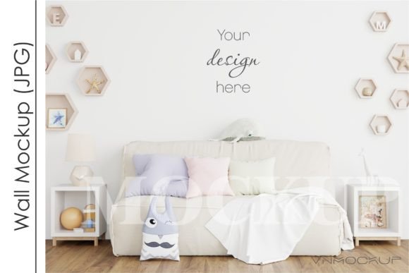 Download Kids Room Mockup, Nursery Wall Mockup - Room mockup Collection