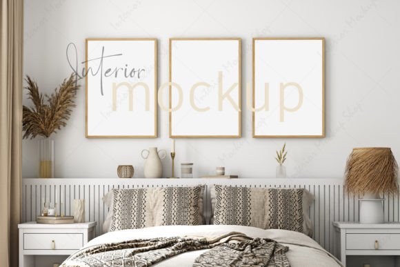 Download Bedroom Interior Frame Mockup - Bedroom interior Collection