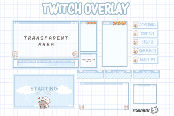 Download Twitch Stream Package Overlays Panels - Stream Collection