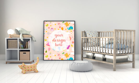 Download A 3d Modern Kids Bedroom Empty Frame - Bedroom Collection