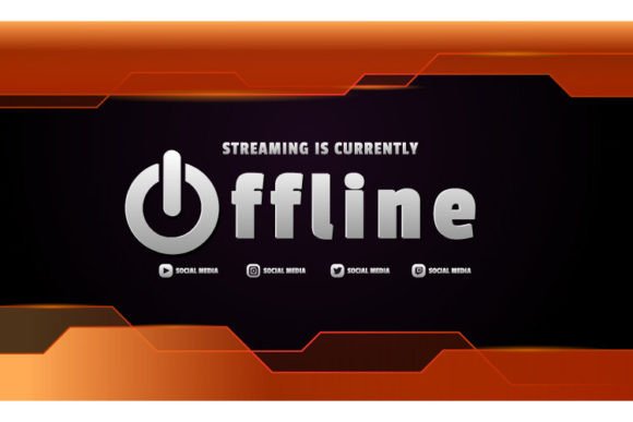 Download Modern Twitch Stream Offline Banner - Premium Bundle