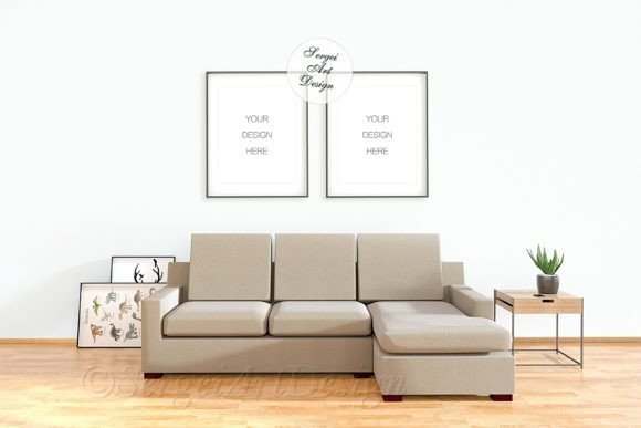 Download Living Room Mockup,8x10 Wall Art Display - Room mockup Collection